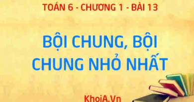 Bội chung, Bội chung nhỏ nhất là gì? Cách tìm bội chung nhỏ nhất và ứng dụng - Lý thuyết Toán 6 bài 13